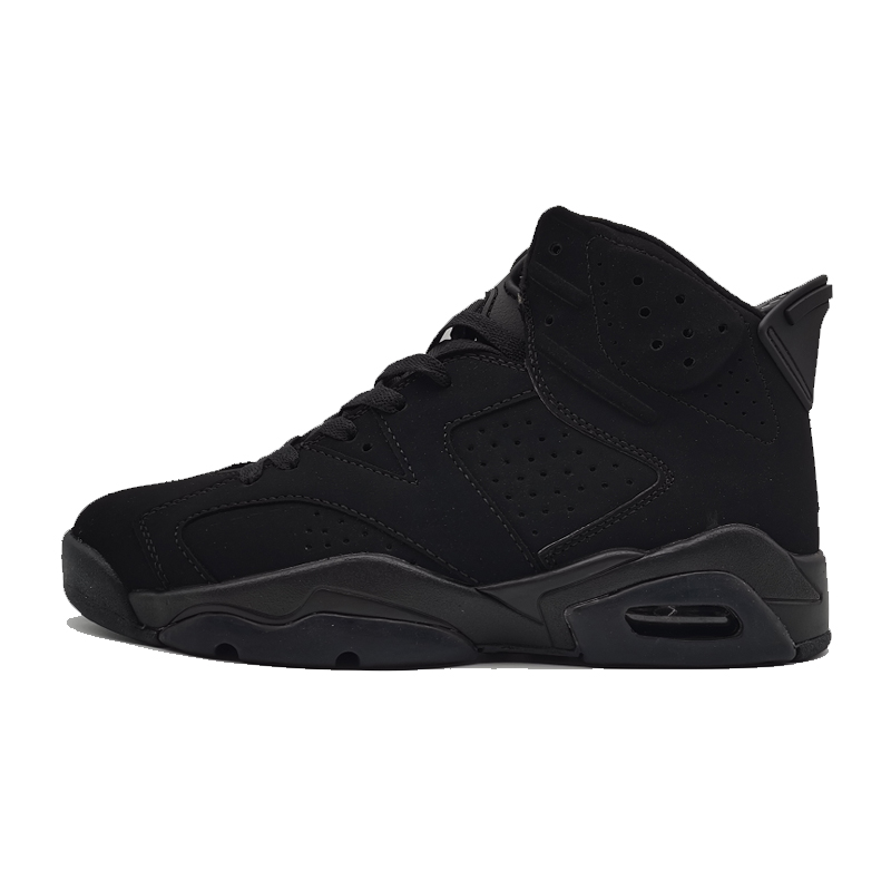 New Men Air Jordan 6 Black Cat Shoes